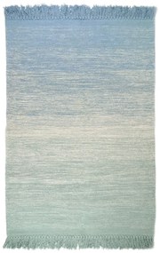 Covor verde/albastru lavabil 100x150 cm Kirthy – Nattiot