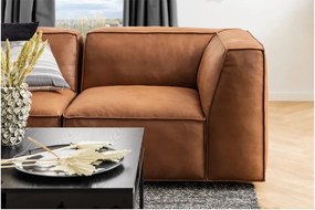 Modul pentru canapea maro coniac (colț stânga) Fairfield Kentucky – Bonami Selection