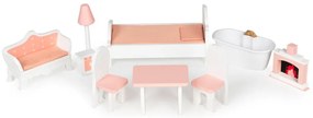 Casa mare de păpuși Barbie cu set de mobilier