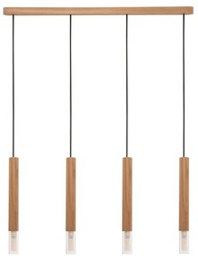 Lustra cu 4 Pendule lemn design natural MADERA