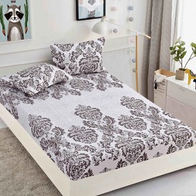Lenjerie de pat 3 cu elastic 100% bumbac - А703 de la Onesleep