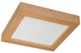 Plafonieră LED dimabilă Brilagi WOODY FRAME LED/24W/230V stejar 30x30 cm IP44 + telecomandă