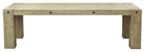 Masa lucrata manual din lemn de stejar • model TAG | Dimensiuni: 240x100x78x1.5+1.5 cm