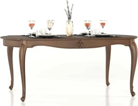 Masă lemn masiv Dining Celisea Pliabilă 190/, 195 × 110 × 79 cm