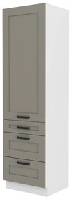Dulap de bucătărie pentru alimente Lucid 60 DKS 210 3S 1F (claygrey + alb). 1045462
