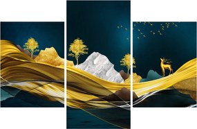 Tablou - Peisaj, cerb (90x60 cm)