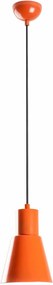 Lustra KONIKKEM, portocaliu, metal, 14x27-114 cm