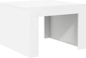 vidaXL Măsuță de cafea, alb, 50x50x35 cm, lemn prelucrat