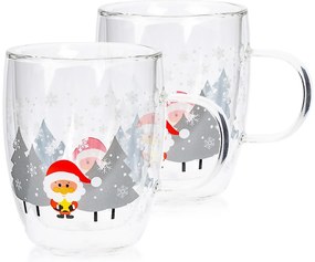 Pahare termo 4Home Mug Santa Hot&Cool 270 ml, 2 buc.