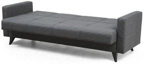 Canapea extensibilă Polya 3 Dark Grey