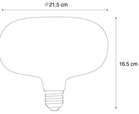 Bec LED E27 P215 Fum 3.4W 60lm 1800K