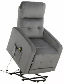 Fotoliu Otus II velvet gri Blu14 H100 cm