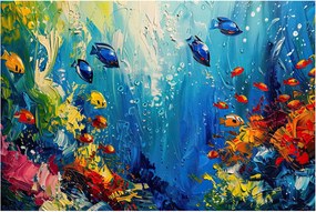 Tablou - Pictura lumii subacvatice (90x60 cm)