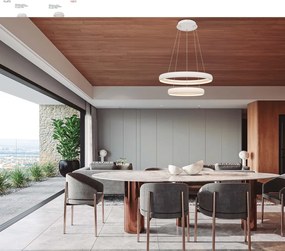 Lustra LED suspendata design circular FLATS II