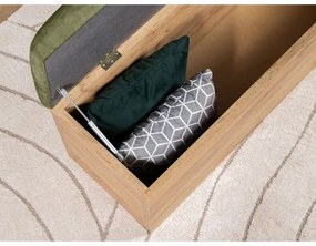 Bancă verde/în culoare naturală Kumo – Bobochic Paris