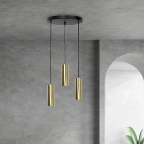 Lustra cu 3 pendule din alama personalizabila Venere