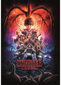 Stranger Things Puzzle Compact Clementoni cu 1000 de piese