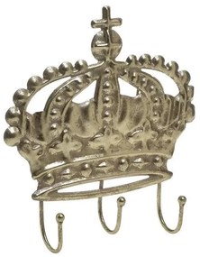 Cuier metalic Golden Royal Crown 26 cm