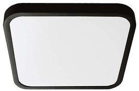 LED Plafonieră baie 48W 230V IP44 6500K 42x42 cm negru