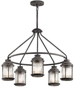 Lustră de exterior ASHLAND 5xE27/60W/230V IP44 Elstead KL-ASHLANDBAY-5P