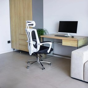 Scaun ergonomic OFF 420 negru, suport picioare și tetieră 2D
