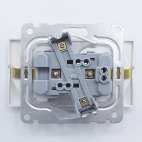 Priza dubla, Argintiu, 16A, IP20, Panasonic Panasonic Arkedia Slim \ Karre Plus