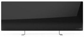Resigilat: Convector electric AENO AGH0002S, 700W, 30 m², Afisaj LED, Aplicatie mobila, Ultra subtire, Wi-Fi, Negru