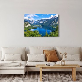 Tablou - Lacul Hallstatt, Hallstatt, Austria (90x60 cm)