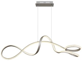 Lustra LED suspendata 4000K SWIRL nichel