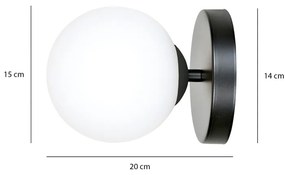 Aplica Bior K1 Black 1020/K1 Emibig Lighting, Modern, E14, Polonia