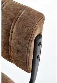 Scaun de bar 109x46 cm negru/maro