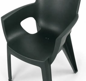 Scaun de masa pentru gradina IVY, verde inchis