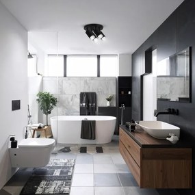 Spot pentru baie Brilagi SELE AQUA 4xGU10/30W/230V IP44 negru