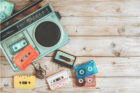 Tablou - Radio retro (90x60 cm)