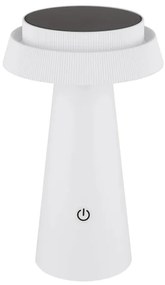 Lampă LED solară tactilă dimabilă Globo 36624W LED/4W/3,7W IP54 alb