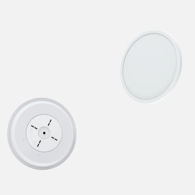 Plafoniera LED Glitter KL151085, dimabila, 36W, 3500lm, lumina calda+neutra+rece, IP20, alba, Klausen