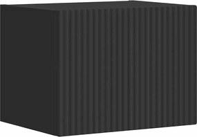 vidaXL Dulap TV de perete Negru 60 x 31 x 29.5 cm Lemn compozit