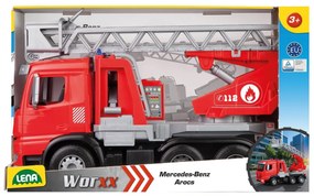 Mașină Pompieri Lena MercedesBenz Arocs, cu pompă de apă, 47 cm