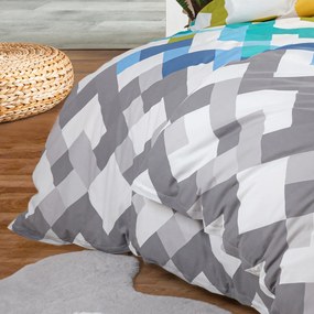 4Home Lenjerie de pat din bumbac Chevron, 140 x 220 cm, 70 x 90 cm