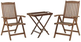 Set mobilier de grădină Amali (lemn închis). 1077448