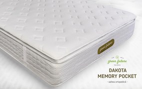 Saltea Ortopedica, Dakota, 160x200x34 cm, Arcuri Pocket, 5 cm spuma Memory, 7 Zone de Confort, fermitate medie