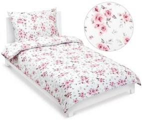 Lenjerie de pat Bellatex Crepe Rose roz , 140 x200 cm, 70 x 90 cm, 140 x 200 cm, 70 x 90 cm