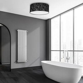 Plafonieră SATINO 2xE27/60W/230V neagră/gri