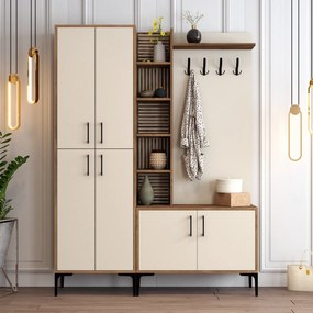 Cuier Viyana DA - Walnut, Cream