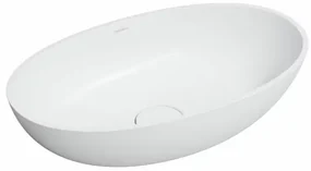 Lavoar pe blat Omnires Shell M+ alb mat