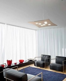 Lustra suspendata moderna ISOTTA 62x69cm, alb sau gri