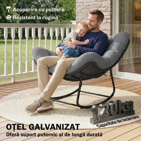 Outsunny Fotoliu ou ratan | Aosom Romania