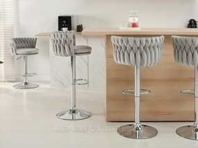 Scaun Adel (gri + chom). 1110644