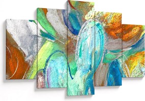 Tablou - Abstract colorat (150x105 cm)