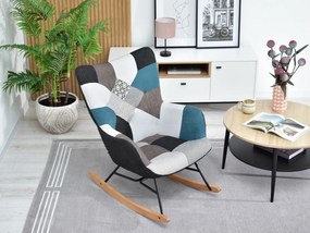Fotoliu Sibyla (patchwork + fag negru). 1110396